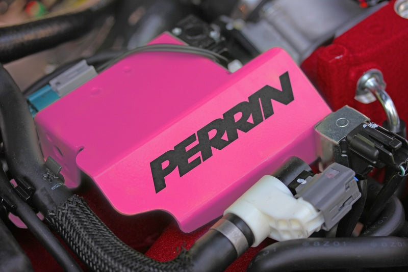 Perrin PSP-ENG-161HP 2008+ STI Boost Control Solenoid Cover (Cartridge Type EBCS) - Hyper Pink