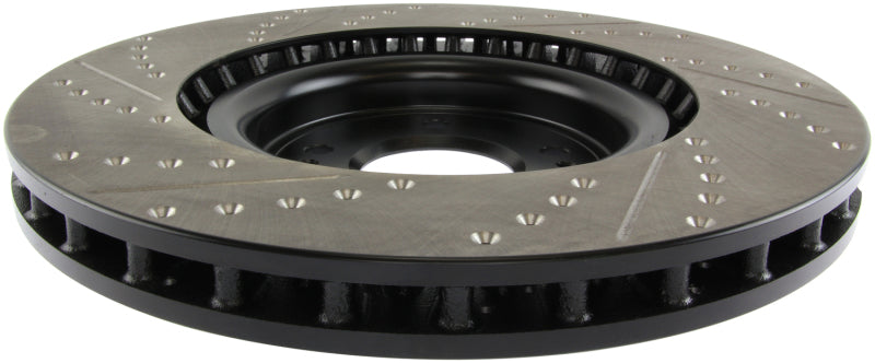 Stoptech 127.46076L Slotted & Drilled Sport Brake Rotor