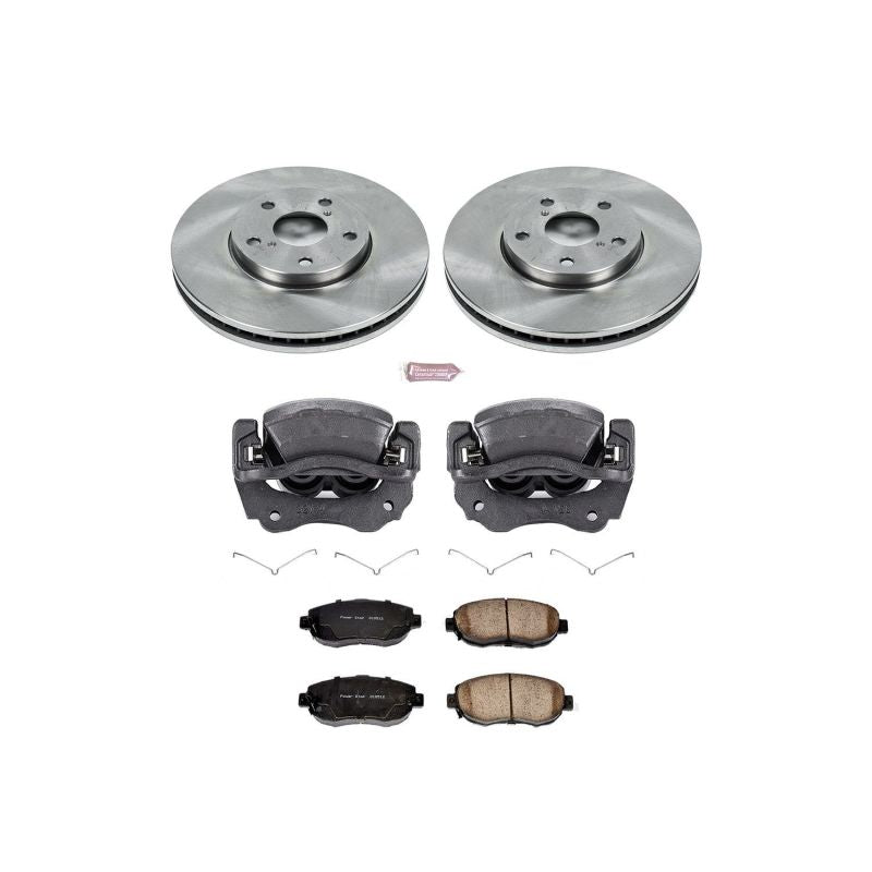 Power Stop KCOE1077A 02-10 fits Lexus SC430 Front Autospecialty Kit w/Cals