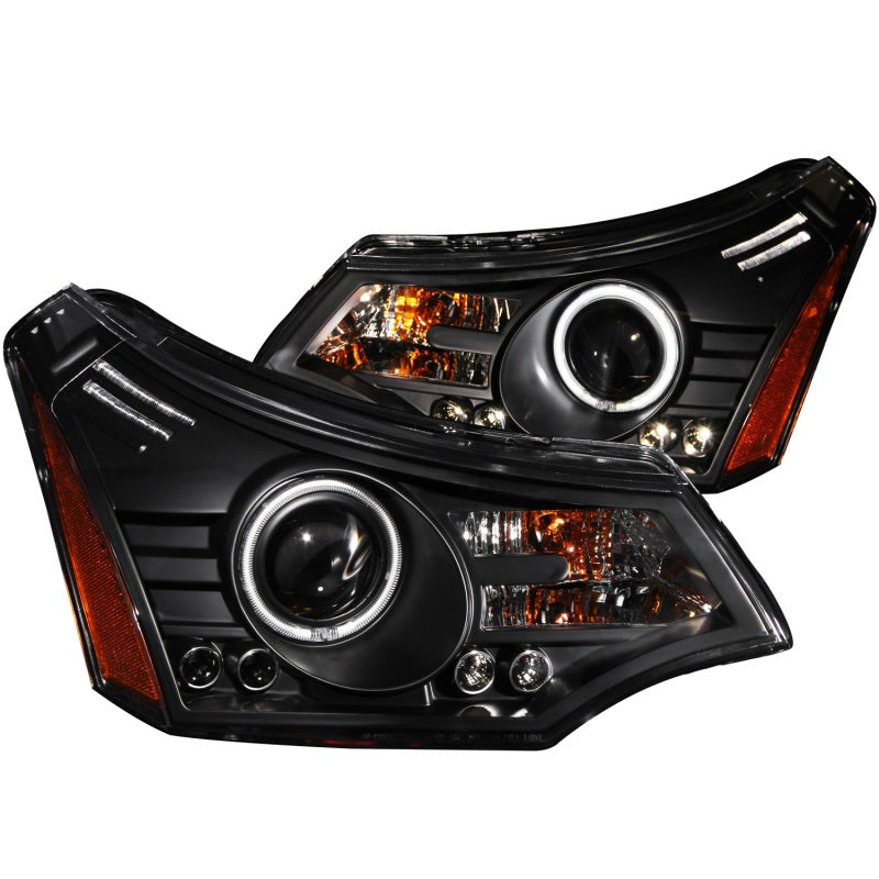 ANZO 121272 2011 fits Ford 08-20 Focus Projector Headlights Black