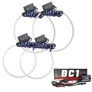 ORACLE Lighting 1298-335 Oracle fits Jeep Grand Cherokee 08-10 Halo Kit - ColorSHIFT w/ BC1 Controller