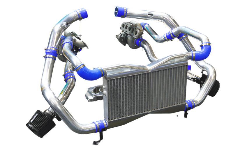 GReddy 11520097 09-20 fits Nissan 370Z Z34 T517Z 8cm Twin Turbo Kit