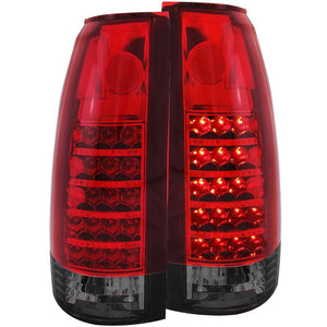 ANZO 311157 1999-2000 fits Cadillac Escalade LED Taillights Red/Smoke