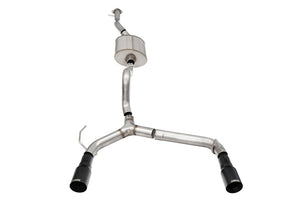 CORSA Performance 21210BPC Corsa 21-25 fits Ford Bronco 2.7L 4-Door 2.75in Cat-Back Dual Rear Exhaust w/ 4in Straight-Cut Black Tips