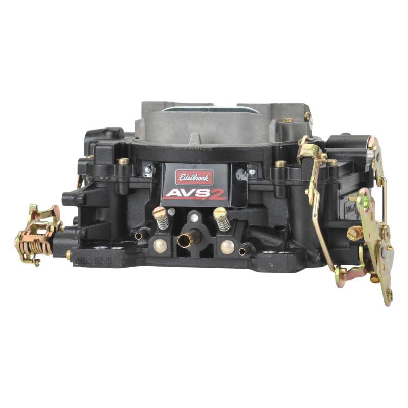 Edelbrock 19053 Carburetor AVS2 Series 650 CFM Manual Choke Black Powder Coated (Non-EGR)