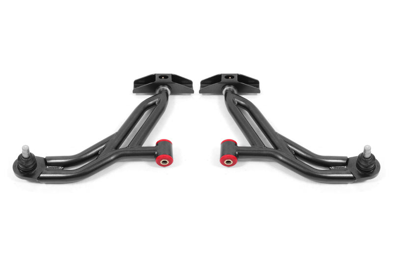 BMR Suspension AA750H fits Ford 05-14 Mustang Lower A-Arms - Black Hammertone - Non-Adjustable