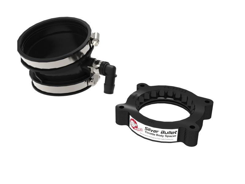 AFE 46-34023B ette C8 Silver Bullet Aluminum Throttle Body Spacer / Works With