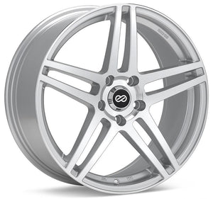 Enkei RSF5 16x7 5x100 45mm Offset 72.6mm Bore Silver Machined Wheel