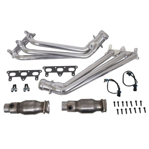 BBK 40410 10-11 fits Camaro V6 Long Tube Exhaust Headers With Converters - 1-