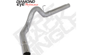 Diamond Eye Performance K4382A-SS Diamond Eye 18-19 fits Ford 3.0L Powerstroke F150 - 4in Aluminized DPF Back Exhaust Kit w/ Tip 4512BRA-DE