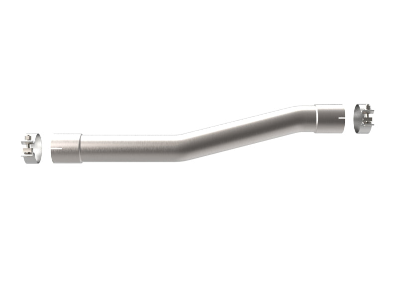 AFE 49C44121NM  GT Series 409 Stainless Steel Muffler Delete Pipe fits GM Silve