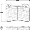 Stoptech 308.0561 Street Brake Pads - Front