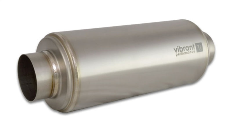 Vibrant 17527 Titanium Resonator 2.5in. Inlet / 2.5in. Outlet x 16in. Long