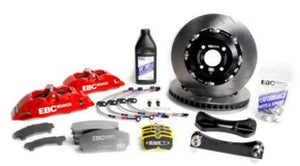 EBC Racing 01-13 Mini Cooper S R53/R56 1.6L Red Apollo-4 Calipers 330mm Rotors F