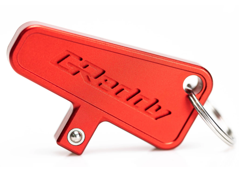 GReddy 20000122 3/8in Drive Master Switch Keychain - Red