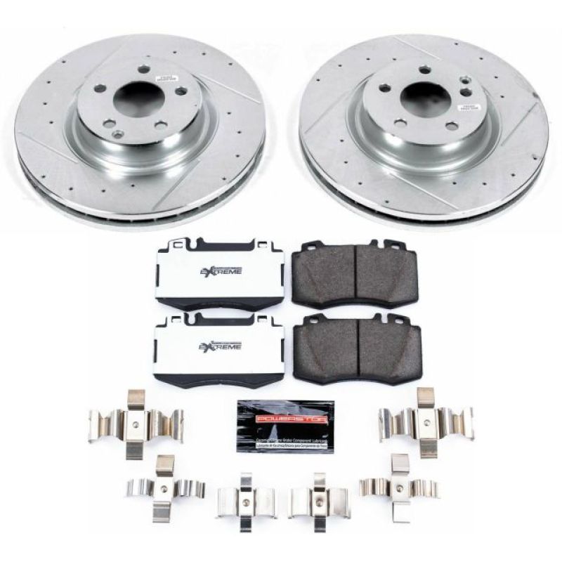 PowerStop K6597 26 fits Mercedes-Benz CLS500 Front Z26 Street Warrior Brake Kit
