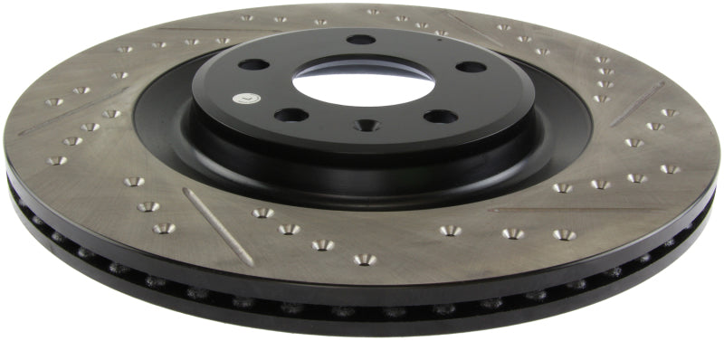 Stoptech 127.33137L Slotted & Drilled Sport Brake Rotor
