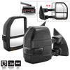 xTune 9943140 99-07 fits Ford Super Duty LED Telescoping Manual Mirrors - Smk (
