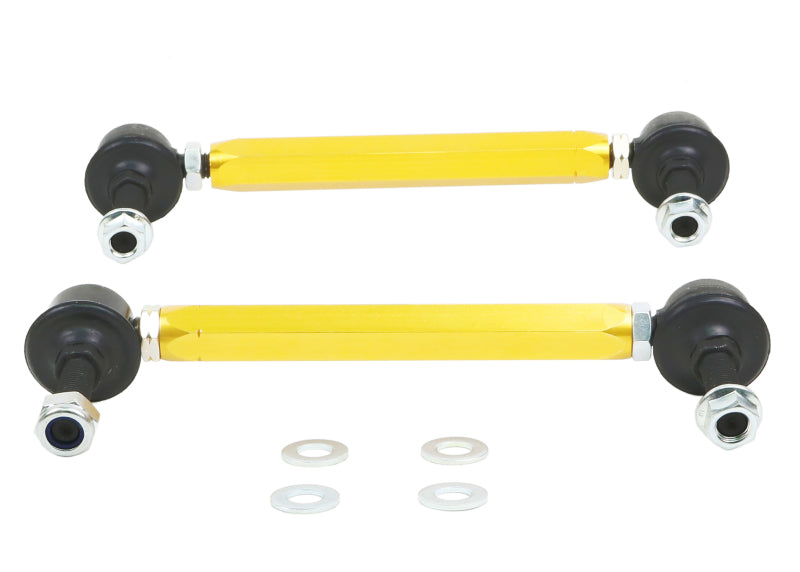 Whiteline KLC140-195 Universal Swaybar Link Kit-Heavy Duty Adj Steel Ball w/ 10mm Ball/Ball