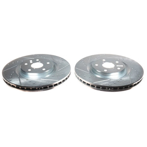 PowerStop fits Subaru 19-21 Ascent Front Evolution Drilled & Slotted Rotors -