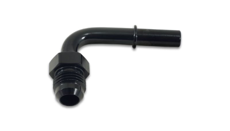 Vibrant 16876 90 Degree Male AN Push-On EFI Adapter AN -6 Barb 0.375in