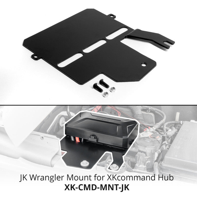 XK XK-CMD-MNT-JK Glow XKcommand Hub Mounting Bracket for Wrangler JK