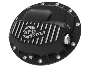 AFE 46-70402 Pro Series Rear Differential Cover Black w/ Machined Fins 13-18 fi