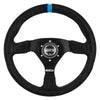 SPARCO 015R383PSNLOGO Steering Wheel 383 Suede Black w/ Logo