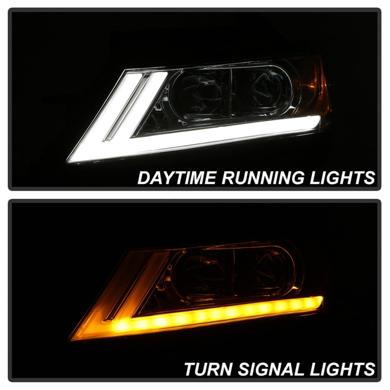 xTune 9042898 14-18 fits Chevy Impala (Excl Limited) DRL Halogen Proj Headlight