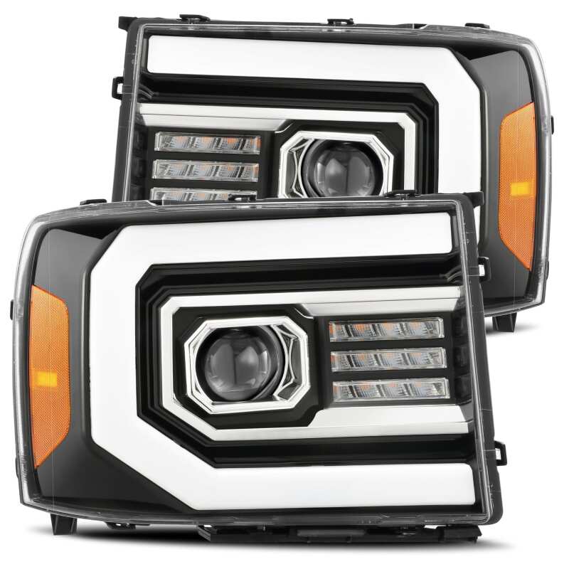 AlphaRex 880097 07-13 fits GMC Sierra 1500 (No Clsc) LUXX-Series LED Proj HL