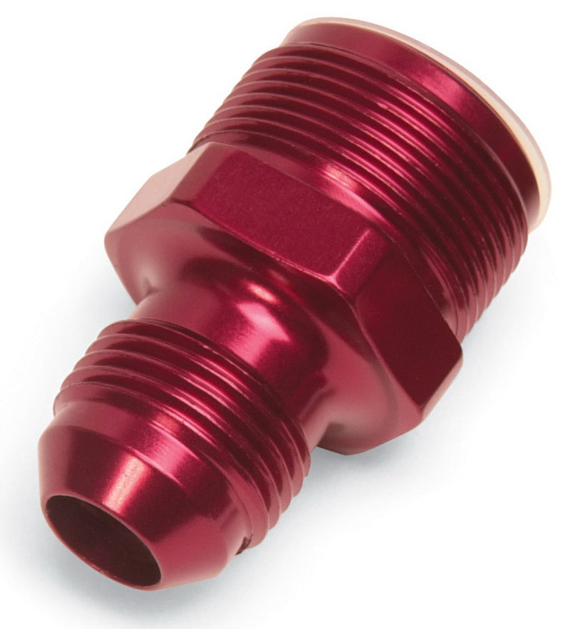Russell 640350 Performance 1in-20 x 8 AN Male Flare Adapter (66-89 Edelbrock Q-Jets/75-89 Stock Q-Jets)