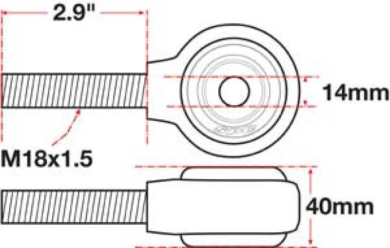 SPC Performance 15787 XAXIS Rod End Ball Joint