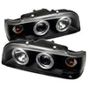Spyder 5012289 fits Volvo 93-97 850 Projector Headlights LED Halo Black High H1
