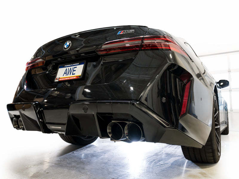 AWE BMW G90/G99 M5 Touring Edition Catback Exhaust - Diamond Black Tips