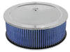 AFE 18-21403 FLOW Air Filters Round Racing P5R A/F Chrome Assy 14x5: Blk/Blue E