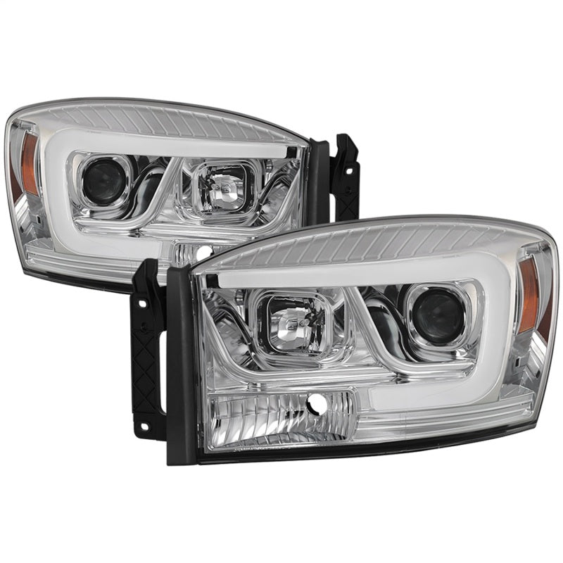Spyder 5085290 fits Dodge 06-08 Ram 1500 V2 Projector Headlights - Light Bar DR