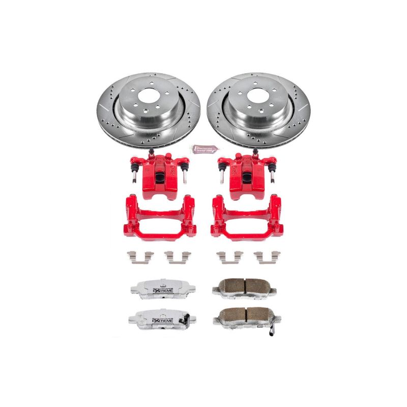 PowerStop KC2986 fits Infiniti G35 Rear Z26 Street Warrior Brake Kit w/Calipers
