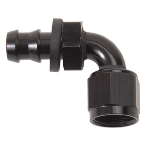 Russell 624153 Performance -4 AN Twist-Lok 90 Degree Hose End (Black)