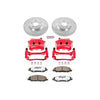 PowerStop KC5407 fits Ford Mustang Front Z26 Street Warrior Brake Kit w/Calipers