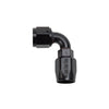 Russell 610175 Performance -8 AN Black 90 Degree Full Flow Hose End
