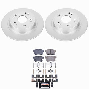 Power Stop 16-22 Acura ILX Rear Z23 Coated Brake Kit