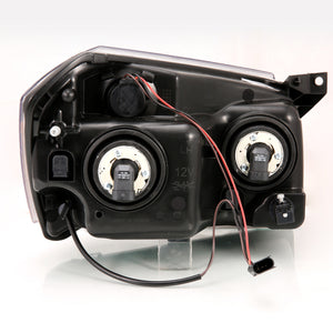 ANZO 111425 2005-2007 fits Dodge Magnum Crystal Headlight Black Amber