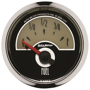 AutoMeter 1117 AutoMeter Gauge Fuel Level 2-1/16in. 240 Ohm(e) to 33 Ohm(f) Elec Cruiser