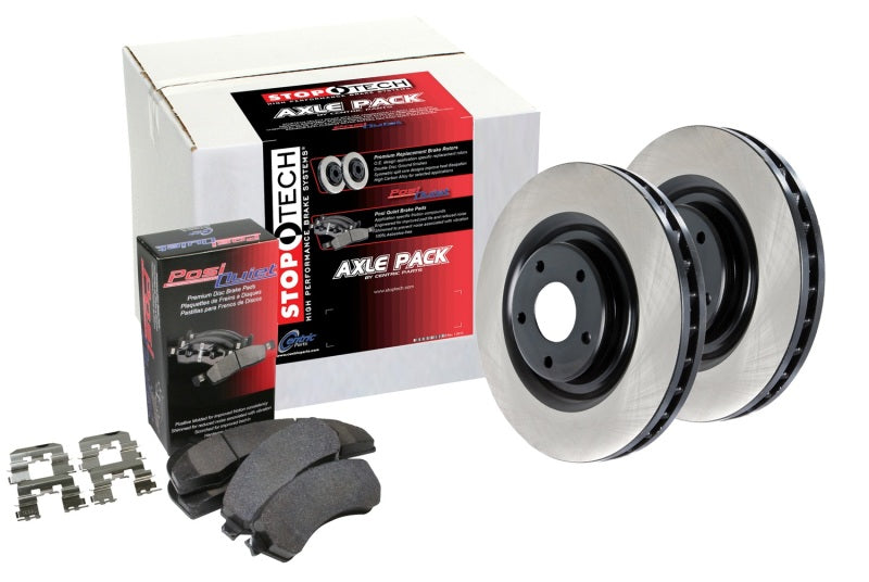 Stoptech 906.40036 Centric OE Coated Front & Rear Brake Kit (4 Wheel)