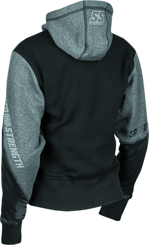Speed and Strength 884440 Cat Outa Hell Hoody Grey/Black Womens - XS