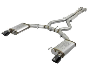 AFE 49-33072-1B rce XP 3in 304 SS Cat-Back Exhausts w/ Black Tips 15-17 fits Fo