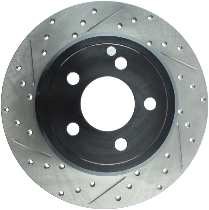 Stoptech 127.63060R 05-13 Chrysler300/300C / 09-12 Dodge Challenger Rear Right Drilled & Slotted Rotor