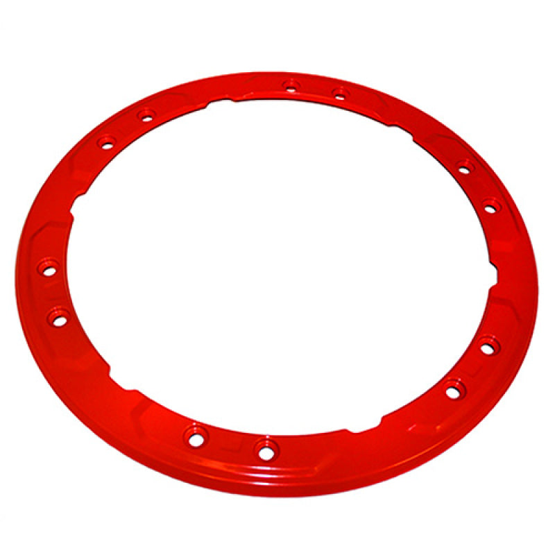 fits Ford 21-22 Racing M-1021-BLR Bronco Bead Lock Trim Ring - Red