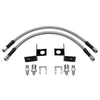 Wilwood flexline kit 14IN -3 hose M1.5 IF 1/8-27 NPT W/BRACKET