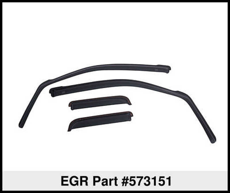 EGR 573151 00+ fits Ford Excursion In-Channel Window Visors - Set of 4 (573151)